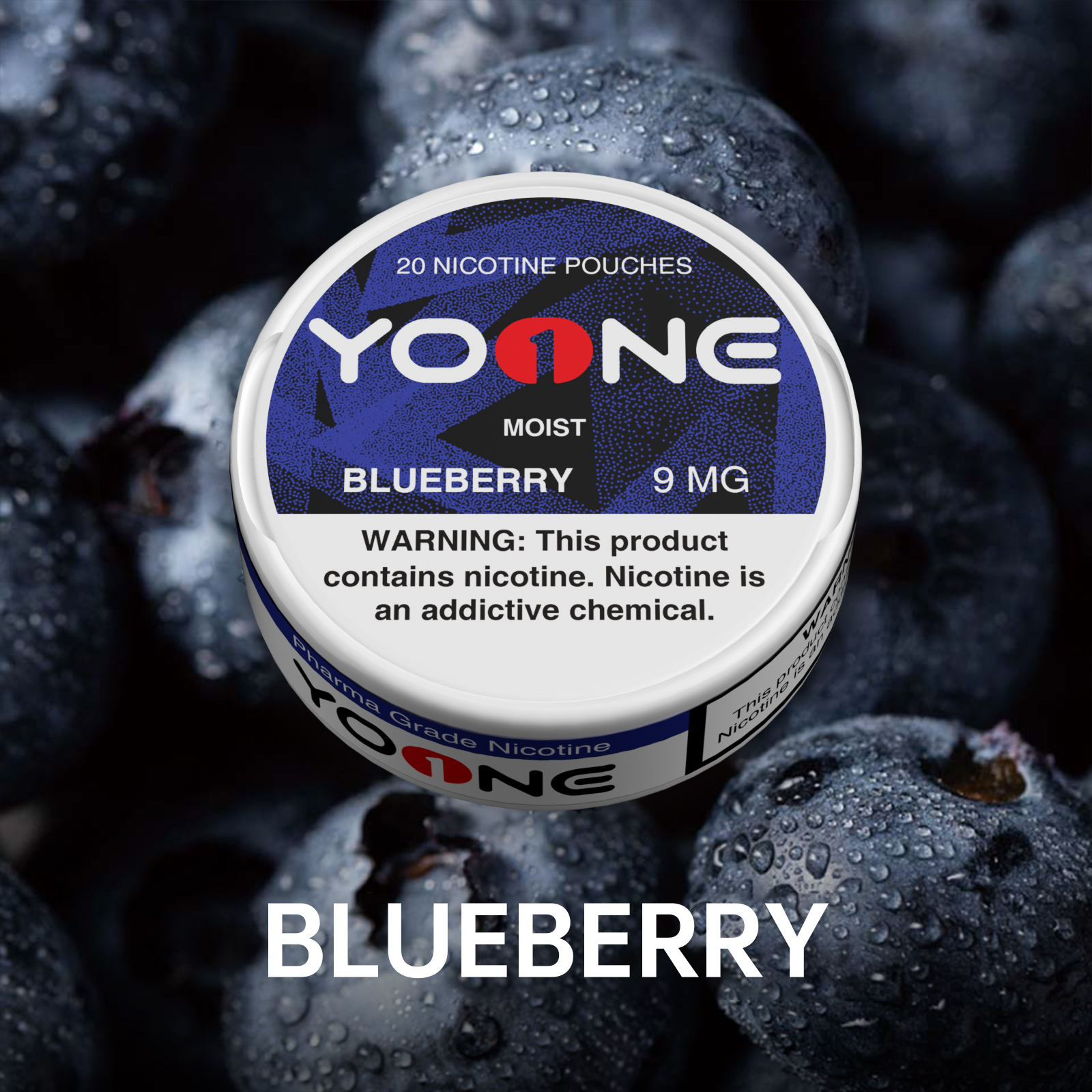YOONE Blueberry 9MG (Moisture)