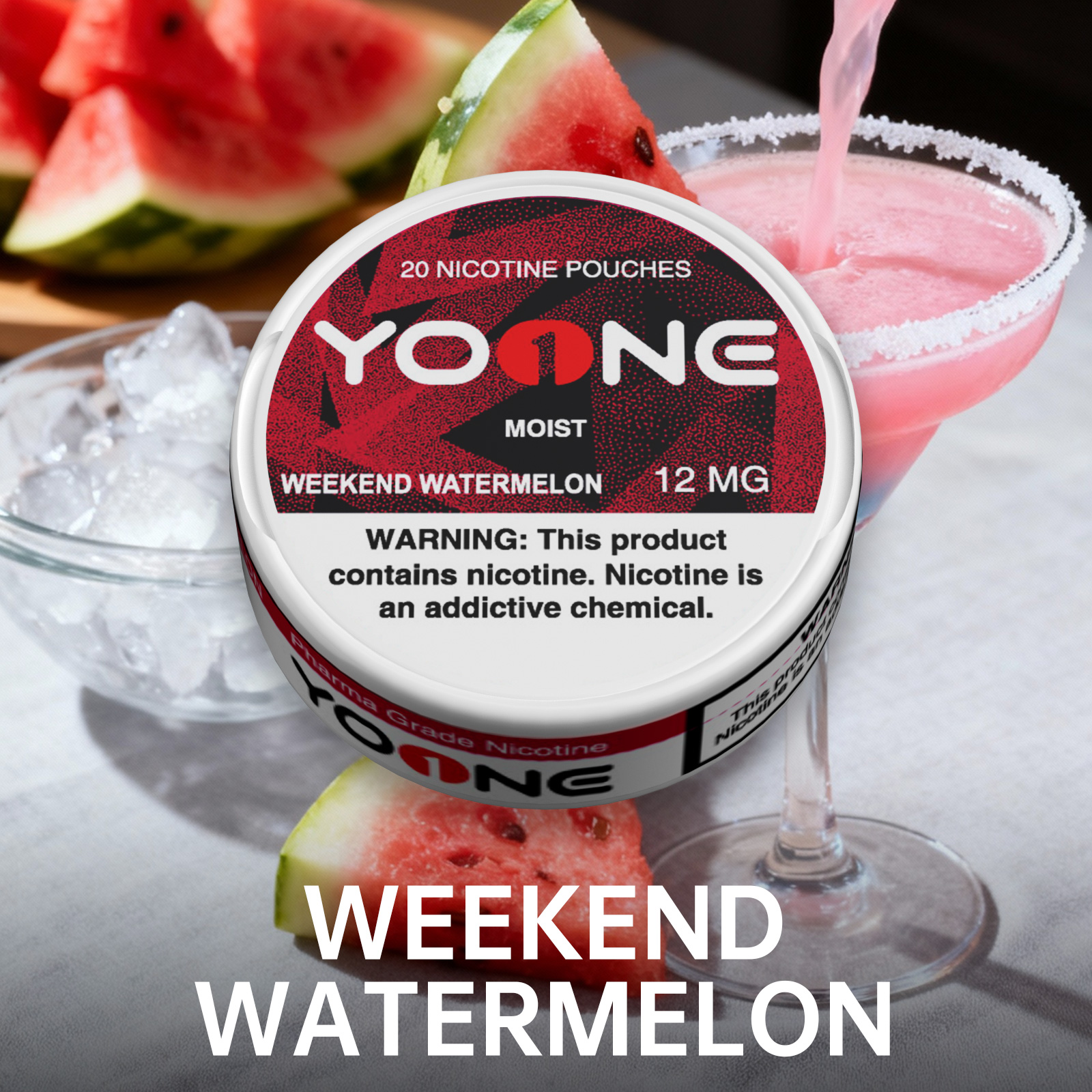 YOONE Weekend Watermelon 12MG (Moisture)